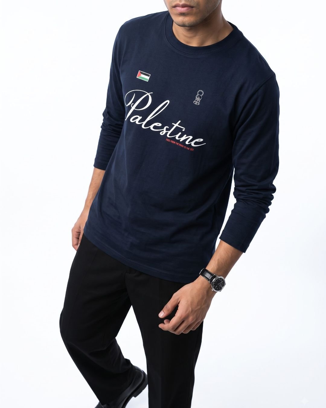 Lasting Roots Long Sleeves - Navy Blue / S